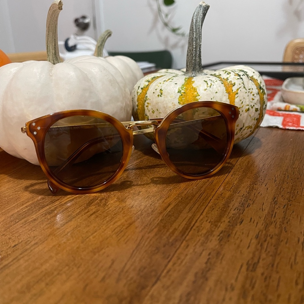 Celine round tinted sunglasses